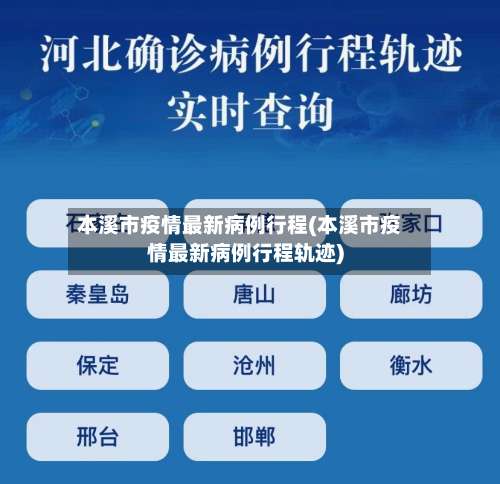 本溪市疫情最新病例行程(本溪市疫情最新病例行程轨迹)-第1张图片