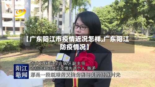 【广东阳江市疫情近况怎样,广东阳江防疫情况】-第3张图片